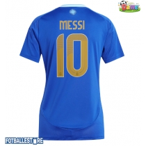 Argentina Lionel Messi #10 Bortedrakt Dame Copa America 2024 Kortermet